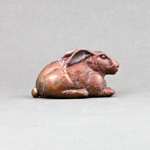 Click to view detail for FL153 Rabbit Bronze 4x2x2 $375